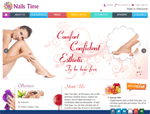 Tablet Screenshot of nails-time.com